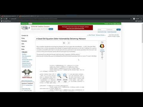Quick & Dirty Shellcode Analysis - CVE-2017-11882