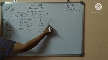 January 8, 2021 Chapter _ 7  Frequency distribution tables and graphs. Exercise _ 7.2 &7.3