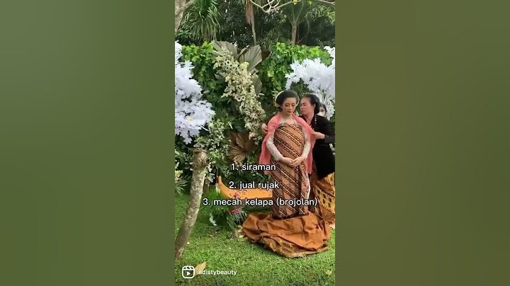 Adat jawa mitoni