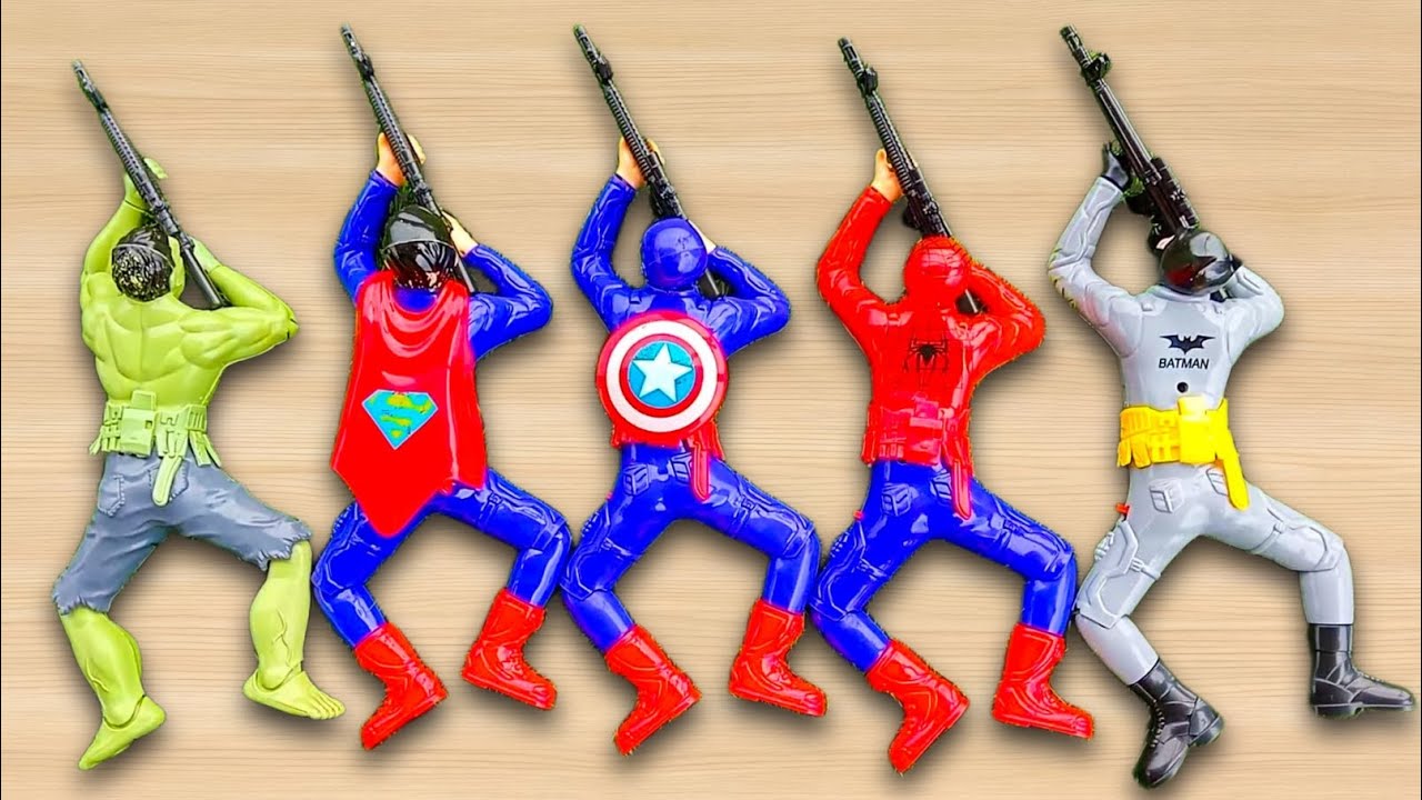 HUNTING TOYS MARVEL'S CAPTAIN AMERICA IRONMAN SUPERMAN BATMAN BLACK PANTHER DEADPOOL VENOM 