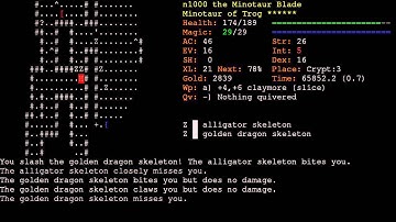 DCSS MiBe tutorial: (5) The Elven Halls and the Crypt!
