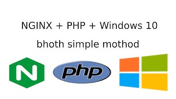 nginx and php installation on windows 10