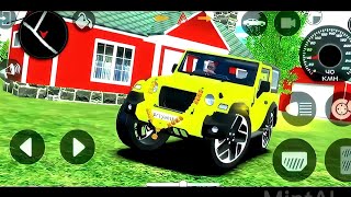 Dollar (Song) Modified Mahindra Yellow Thar😈|| Indian Cars Simulator 3D || Android Gameplay |