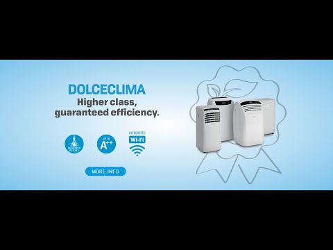 Portable air conditioners DOLCECLIMA , higher class, guaranteed efficiency