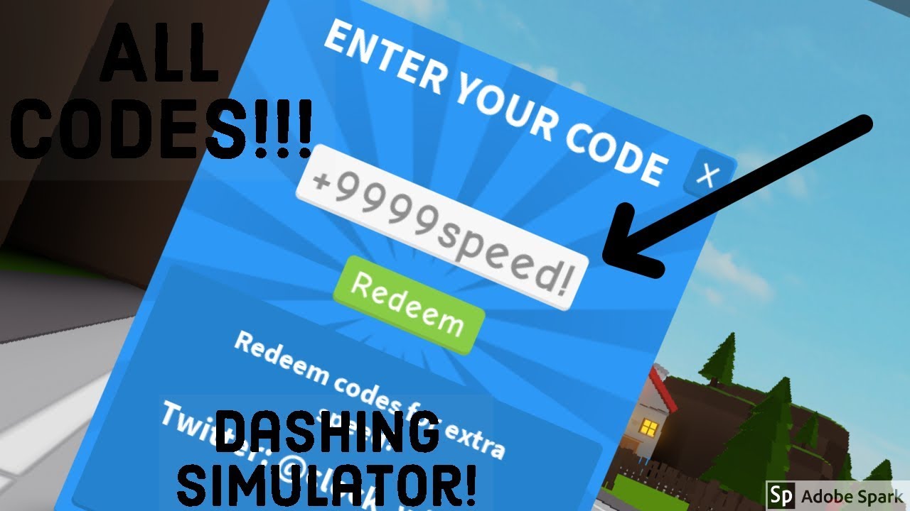 All Codes In Dashing Simulator Youtube - codes for dashng simulator in roblox