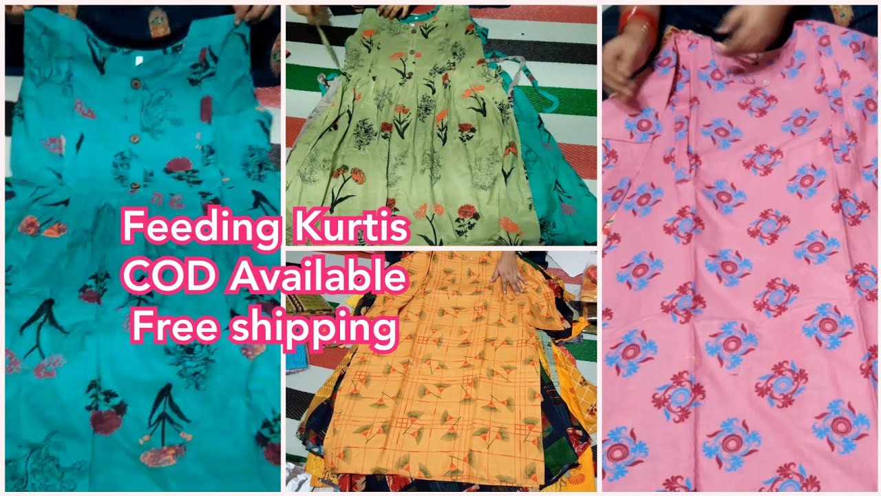 Feeding kurtis with price & Address Cash on delivery, Free shipping