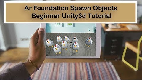 Ar Foundation spawn objects beginner Unity3d Tutorial