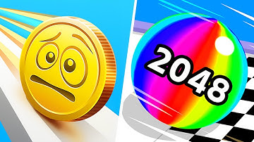 Ball Run 2048 | Coin Rush - All Level Gameplay Android,iOS - APK NEW GAME UPDATE