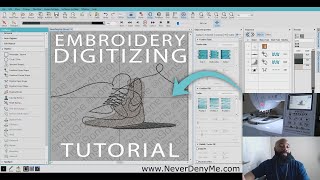 Learn How To Digitize Designs For Embroidery Machines 🤓 | Step By Step Digitizing Tutorial 🧵 | 👍🏽 screenshot 4
