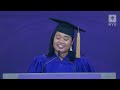 NYU Commencement 2017 Student Speaker Roxanne A. Roman