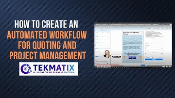 How To Create an Automated WorkFlow for Quoting and Project Management   TekMatix