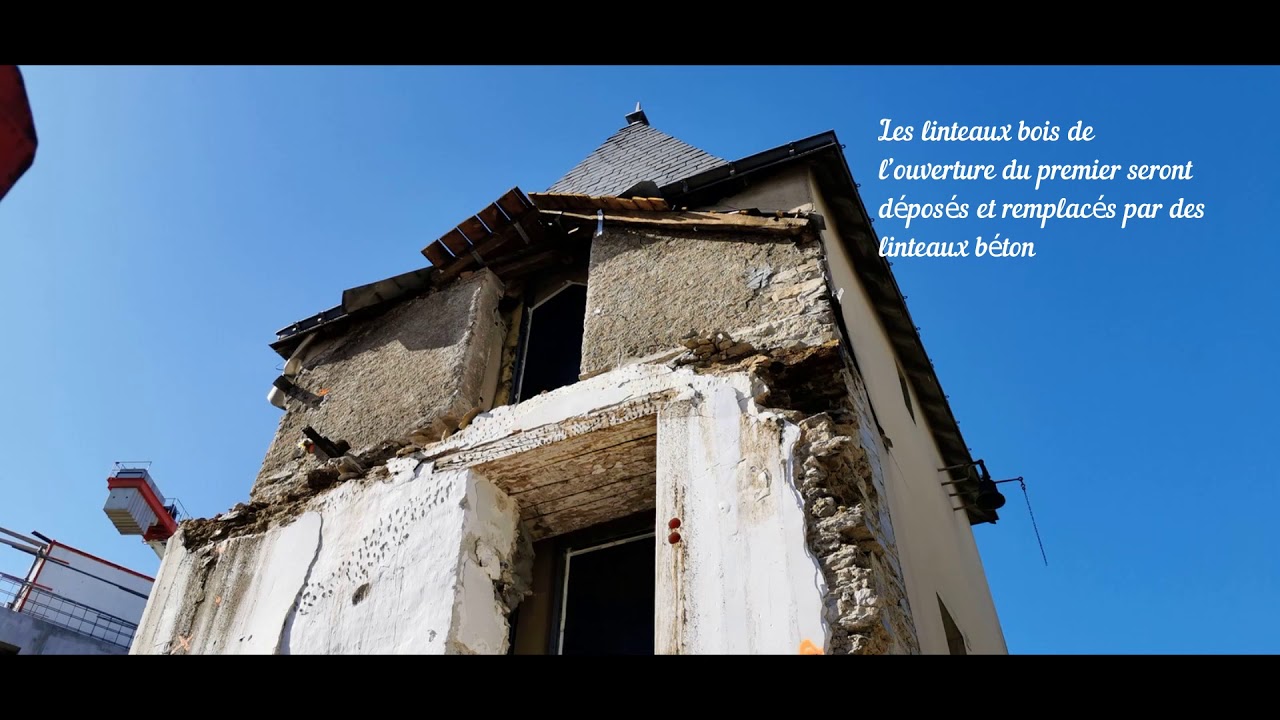 Rénovation d'une tourelle à Sainte Luce sur Loire en maçonnerie YouTube