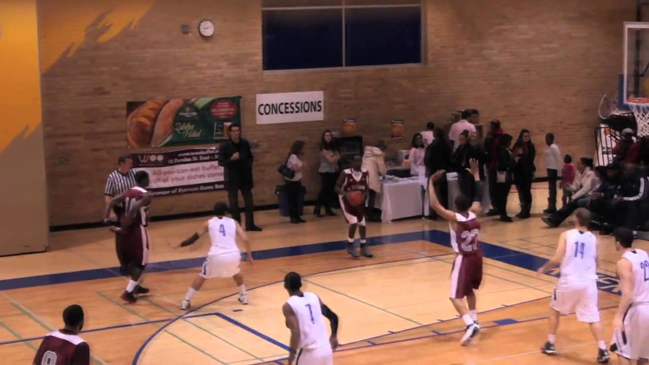 Ryerson Rams vs University of Ottawa men's basketball YouTube
