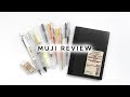 muji stationery review + alternatives