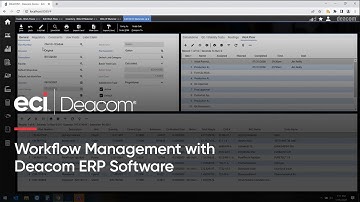 Workflow Management with Deacom ERP Software