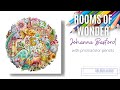 Colour along  rooms of wonder by johanna basford