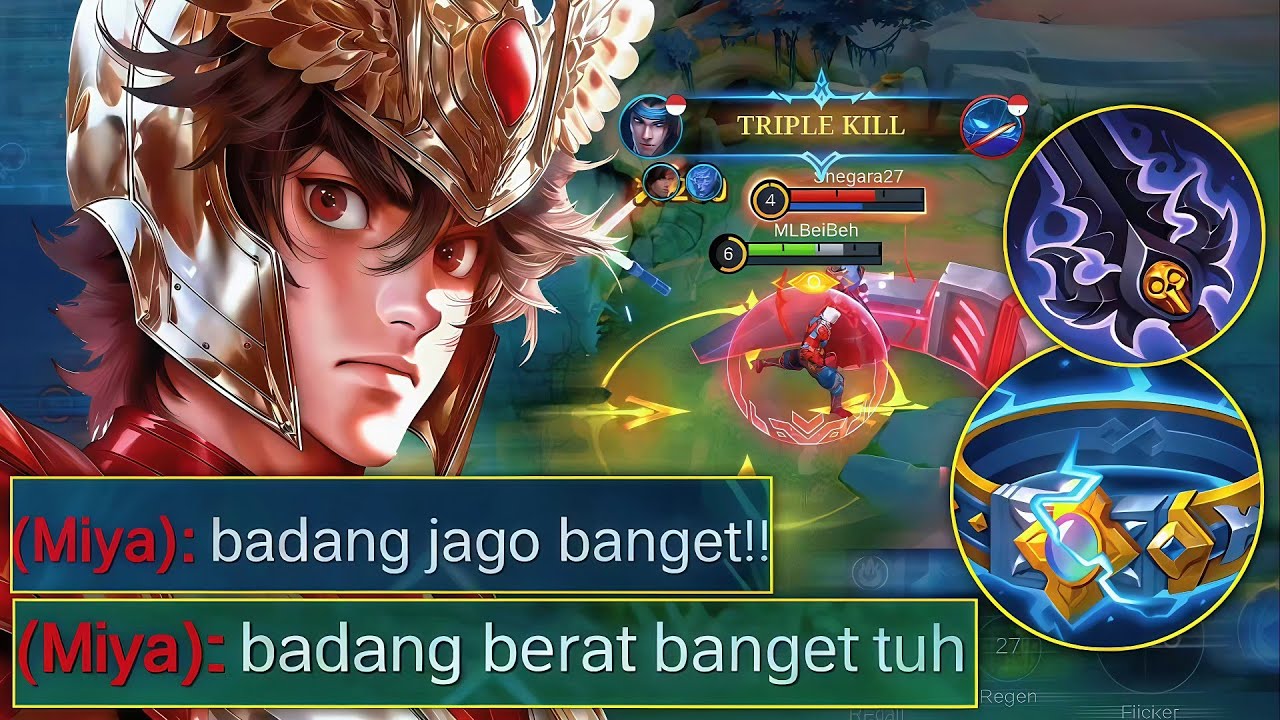 1 VS 9 PUN DIGAS❗INI DIA BADANG BUILD PUKUL4N KETIDAKADILAN | MLBB