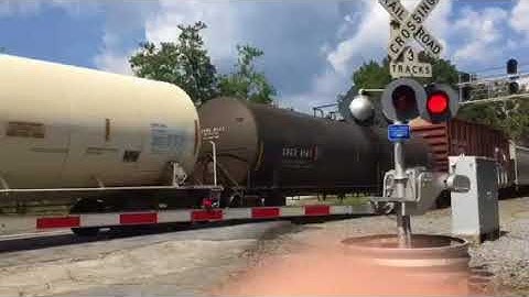 Norfolk Southern ES40DC Leads Mixed freight train