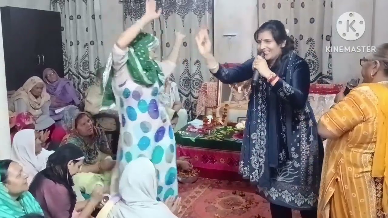 नाचने में कतीए तोड़ कर दिया बहू रानी ने //भजन श्याम की पिली सी धोती //