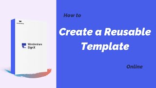 How to Create a Reusable Template for Free Online | SignX
