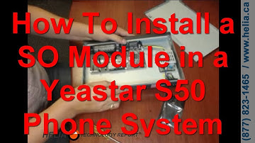 How To Install a SO Module in a Yeastar S50 Phone System