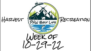 Fishing, Hunting and Shellfish in the PNW Week of October 29, 2022 - Harvest Recreation