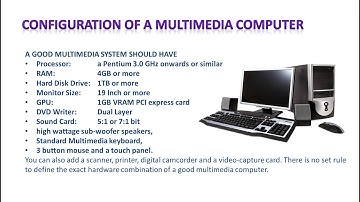 HARDWARE & SOFTWARE REQUIREMENT IN MULTIMEDIA