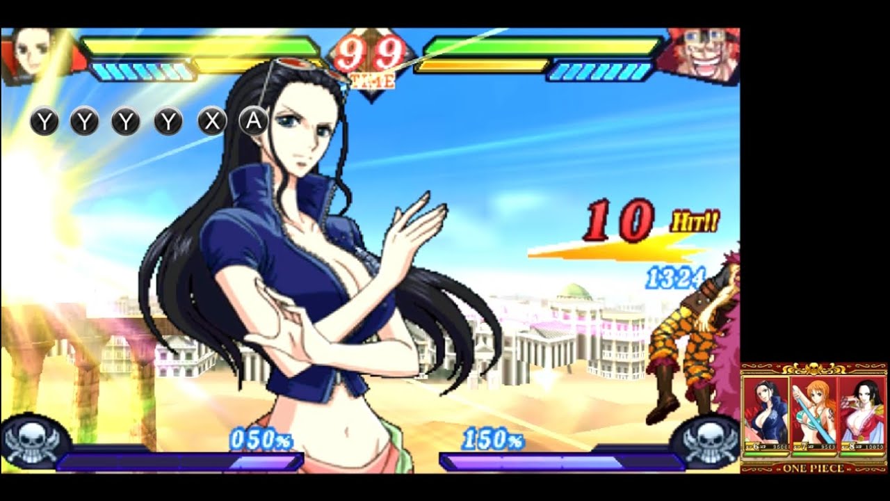 Nico Robin | Moveset showcase | One Piece: Great Pirate Colosseum [3DS]