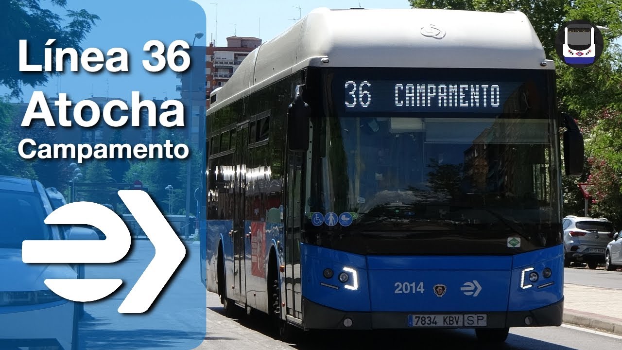 Viaje en la línea 36 de EMT Madrid | Atocha - Campamento