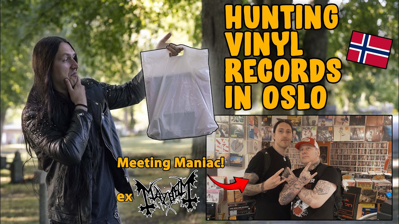 Hunting Metal Vinyl Records in Oslo and meeting Maniac! (ex MayheM)