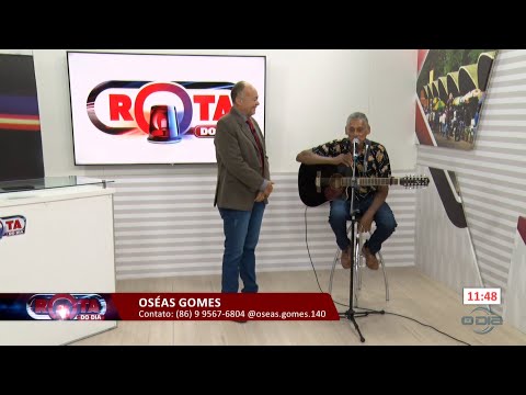 Oséas Gomes se apresenta no programa Rota do Dia 19 01 2024