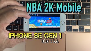 NBA 2k Mobile Games on iPhone SE gen 1 ios 15.6 screenshot 5