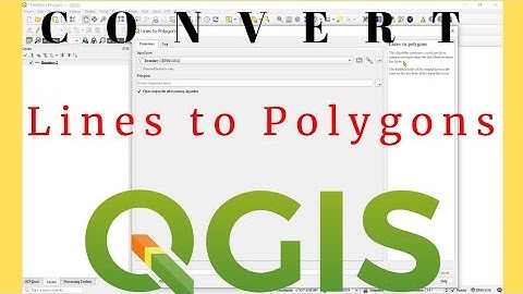 Lines to Polygons QGIS | How to Convert Lines to Polygons using QGIS