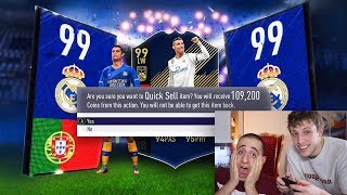 INSANE TOTY DISCARD CHALLENGES w/ W2S & CALFREEZY!!