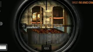 Sniper 3d - Five armed Criminals (In the blink of an eye) Primary mission Al Vahdeki HD Gameplay screenshot 5