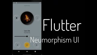 Flutter Neumorphism UI - Music Player