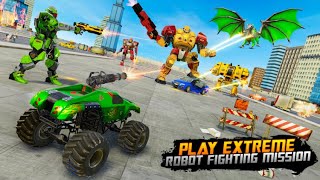 Monster Truck Robot Wars – New Dragon Robot Game Game Hippo Studio Gameplay screenshot 4