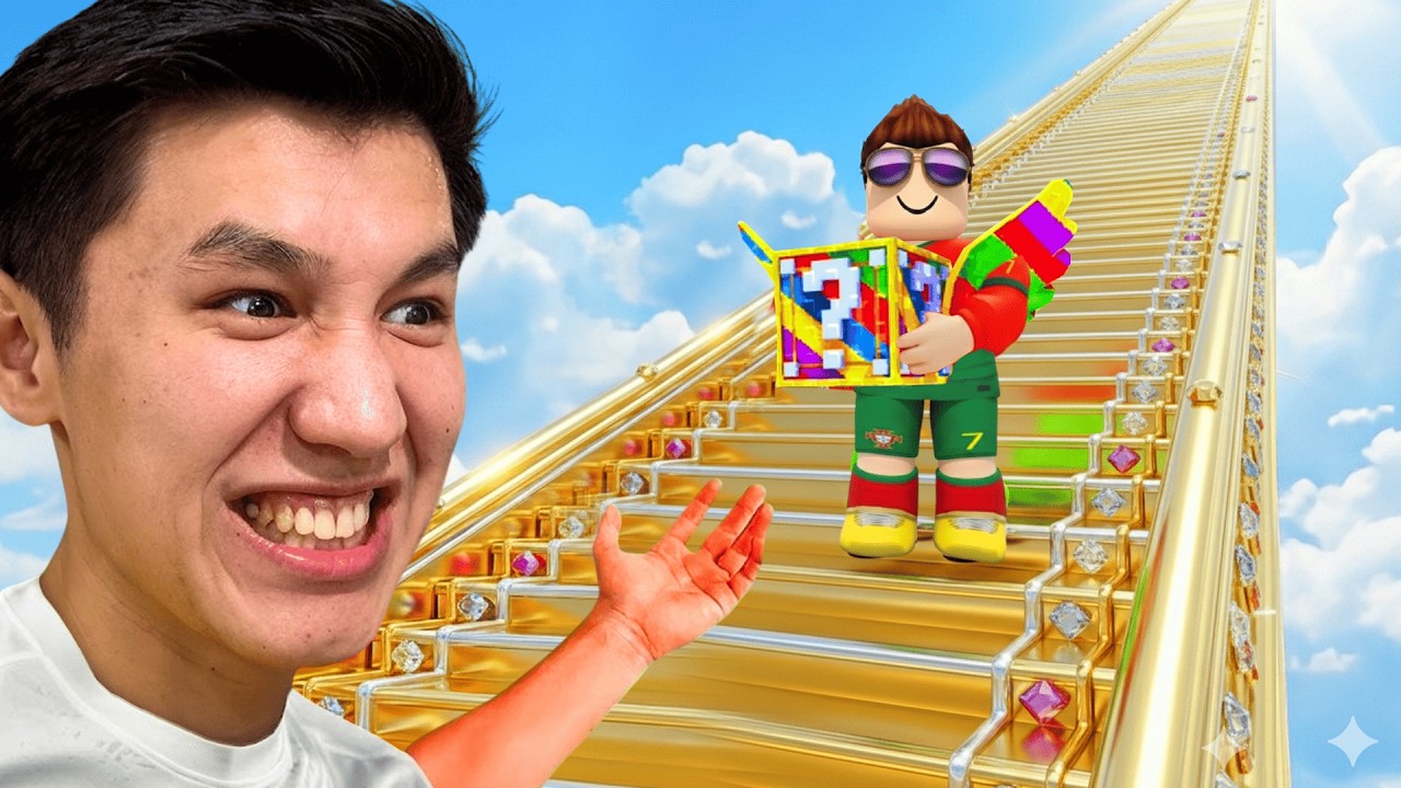 😱Ең Жоғарғы Космос Қабаттан Редкий Заттар Алдым! Баспалдақ Брейнрот!