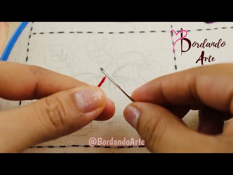 BORDADO A MANO PUNTADAS PARA RELLENAR FRESAS | HAND EMBROIDERY NEW UNIQUE DESIGN FRUIT