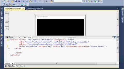 Lesson 12 (Part 1) - Localize WPF and ASP.NET using C# and XAML