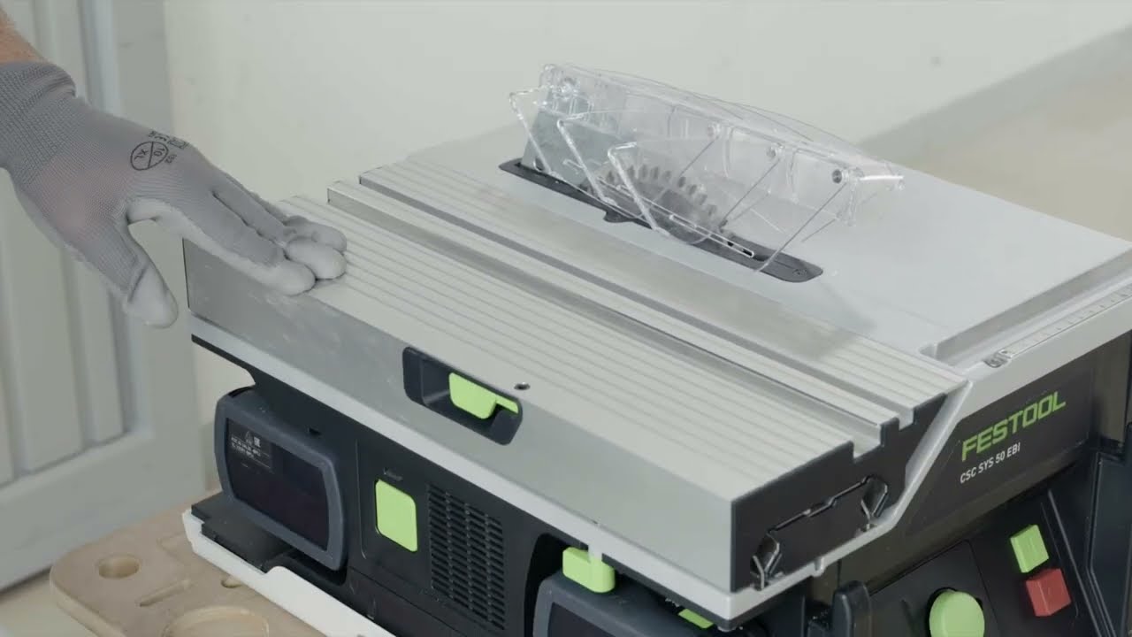 Festool Quick Guide - CSC SYS 50 - Changement de la lame de scie