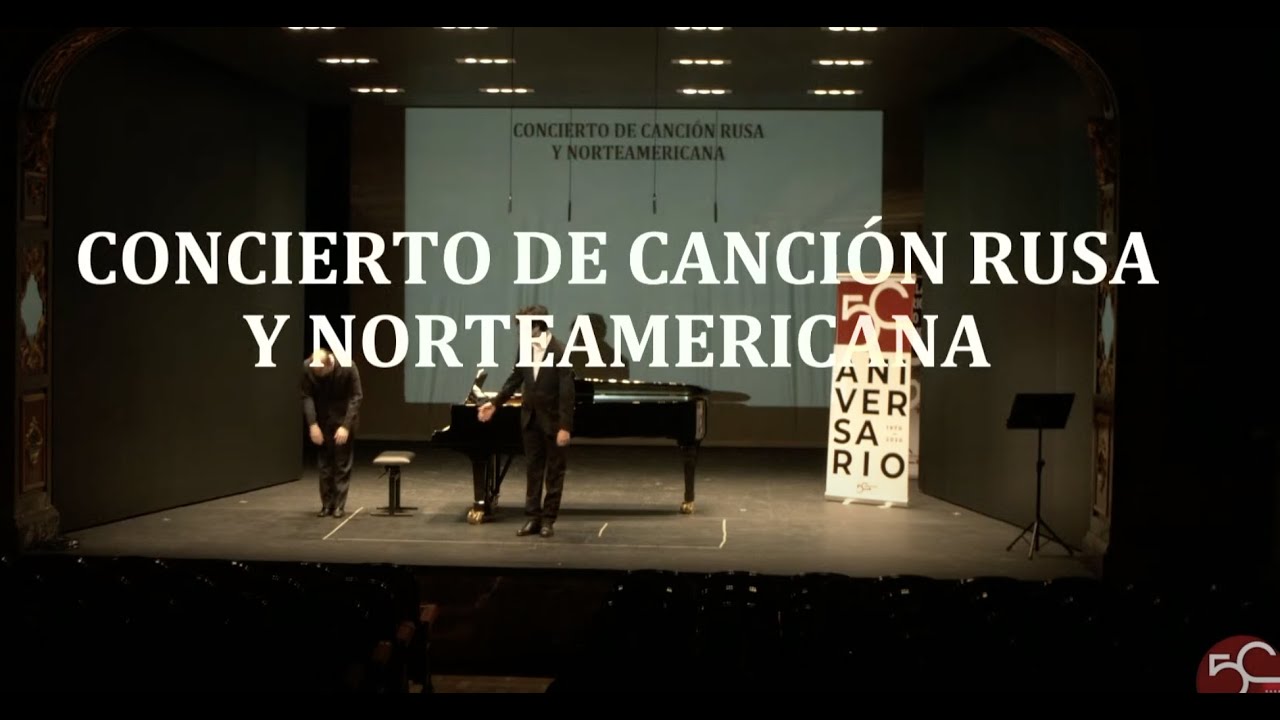 Audición de Canción de Concierto Internacional. Prof. Duncan Gifford. Canción rusa y norteamericana.