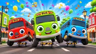 The Wheels on the Bus + More Sounds Variation Remix Nursery Rhymes for Kids