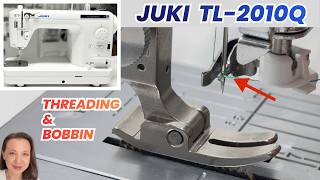 How To Thread And Wind A Bobbin For Juki Tl 2010Q Semi Industrial Sewing Machine