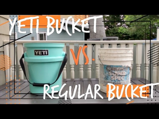  YETI Loadout 5-Gallon Bucket, Impact Resistant Fishing