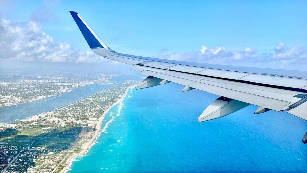 Delta A321-211 Takeoff West Palm Beach + AIR FORCE ONE – N378DN – PBI-LGA