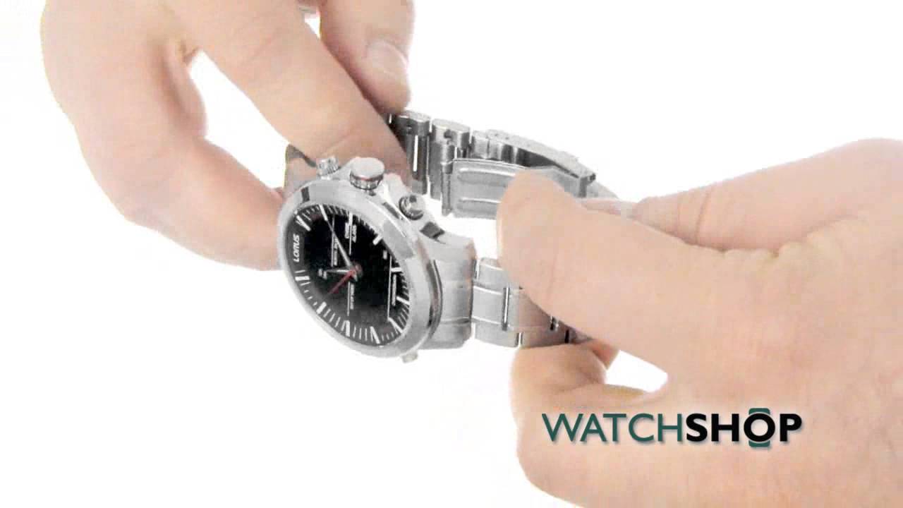 Lorus Men's Alarm Chronograph Watch (RW601AX9) - YouTube