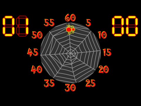 1 Minute Spider Clock : Horror Timer 1 min