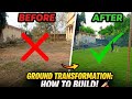 Before and After || Ground Transformation 🤩How To Build❓