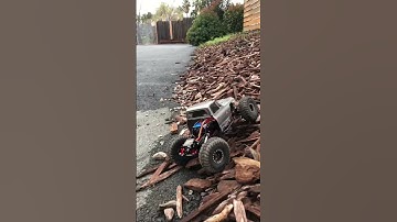 First run stretched SCX24 #fyp #shorts #short #foryou #tiktok #edit #rc #crawler #4x4 #scx24 #asmr